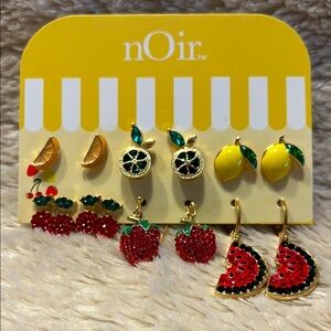 NOIR Fruity Loopy Earrings